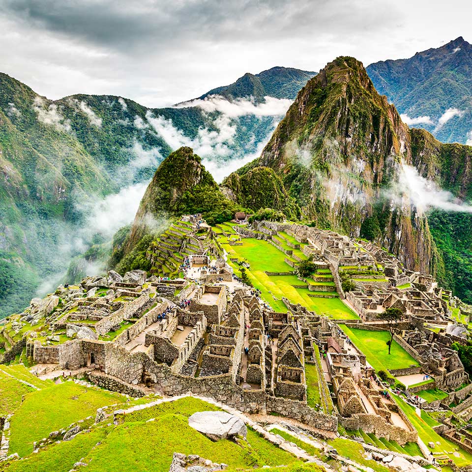 Machu Picchu, Peru - Ruins of Inca Empire city, in the Cuzco region