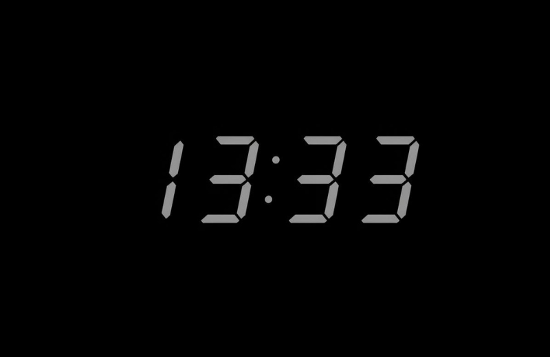 1333 on digital clock
