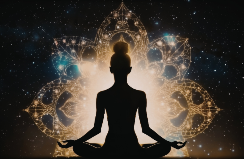 lotus flower and meditation