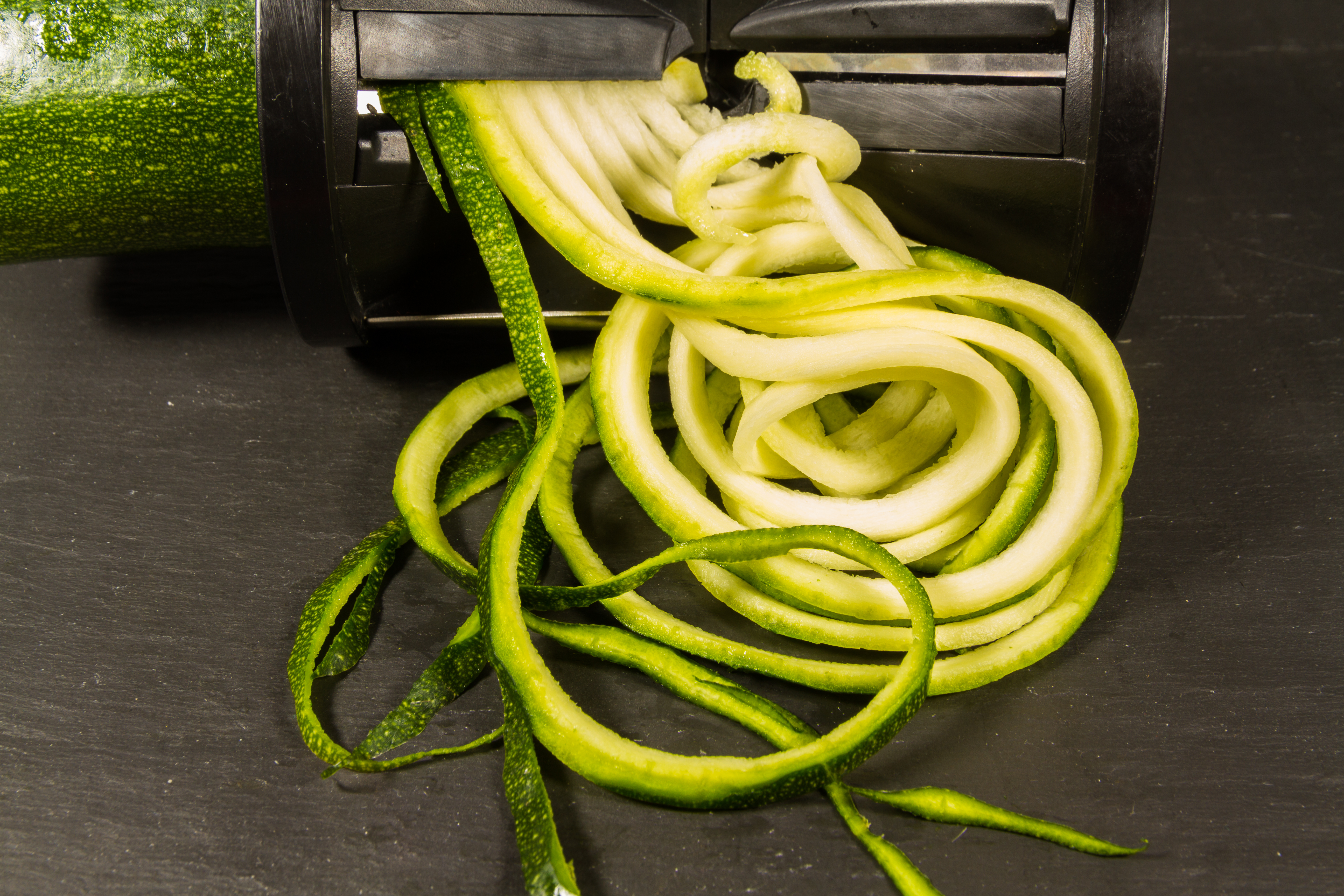 Spiralising vegetables