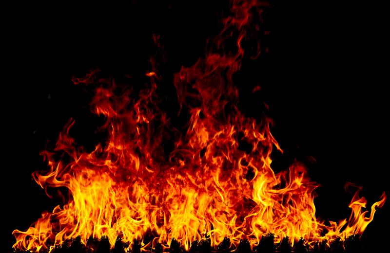 Image of a fire.