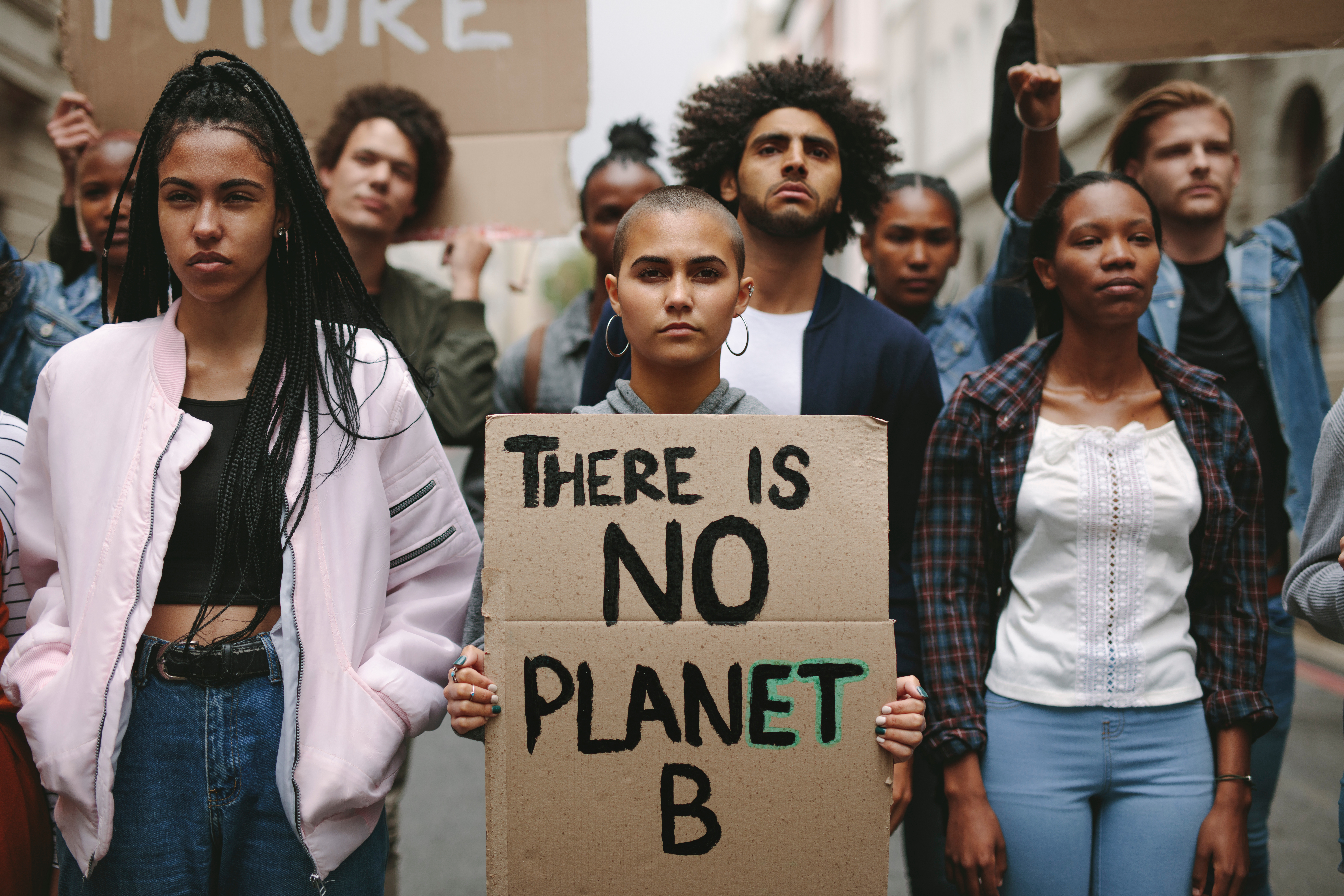 Climate change protests and awareness