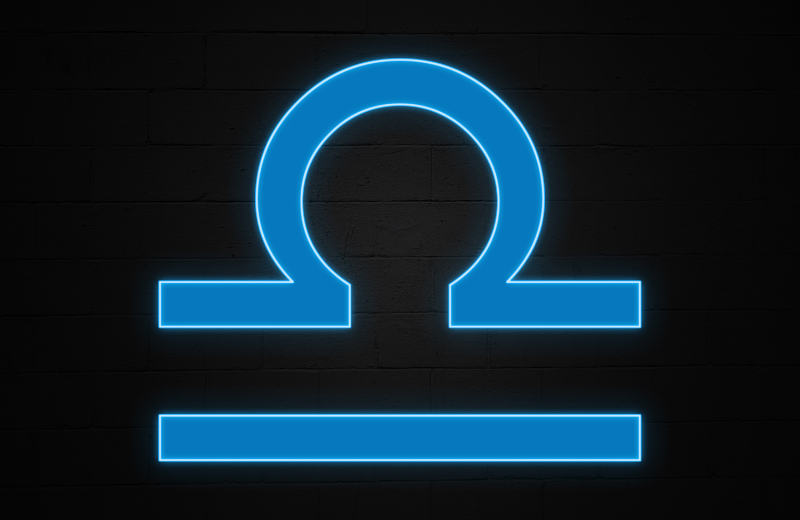Libra astrology symbol