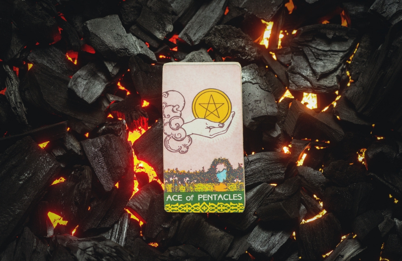 ace of pentacles tarot card