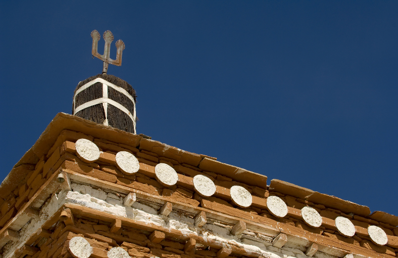 the Trishula hindu symbol