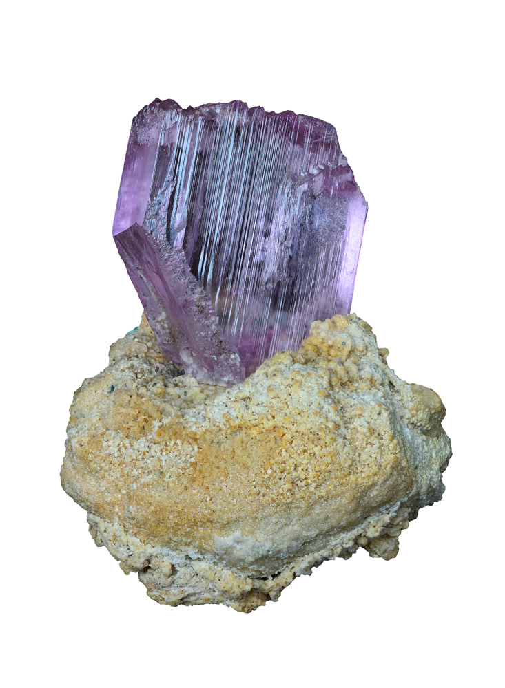 Kunzite crystal