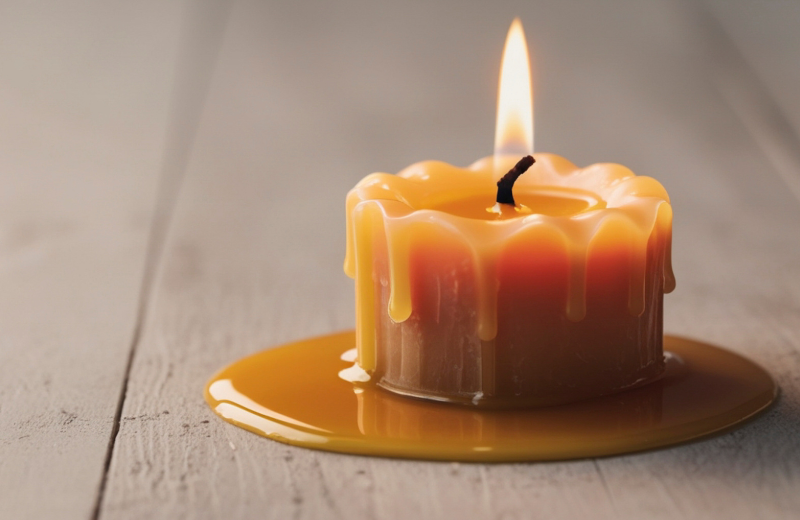 orange spellcasting candles