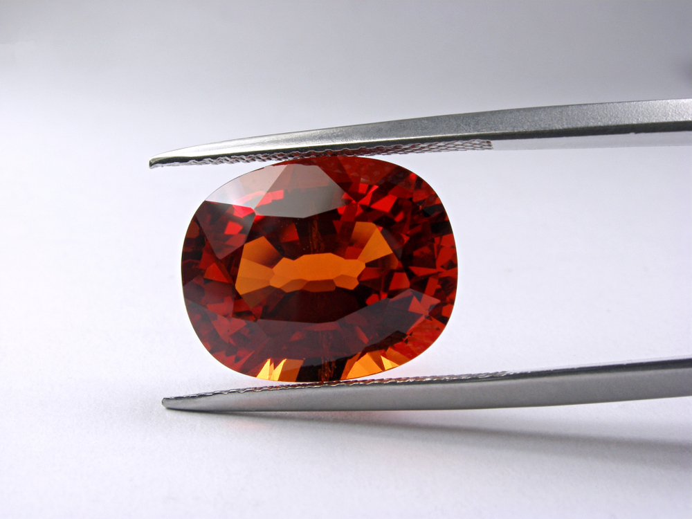 A piece of Orange Sapphire