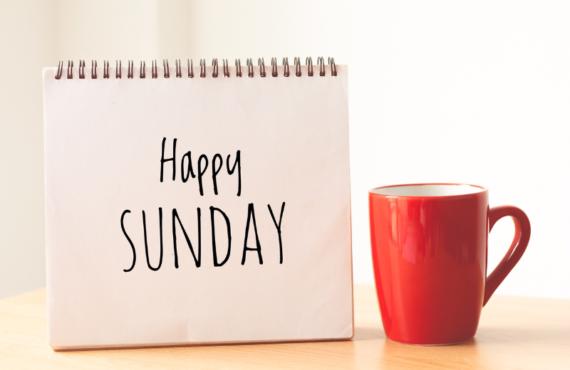 Image saying 'Happy Sunday'