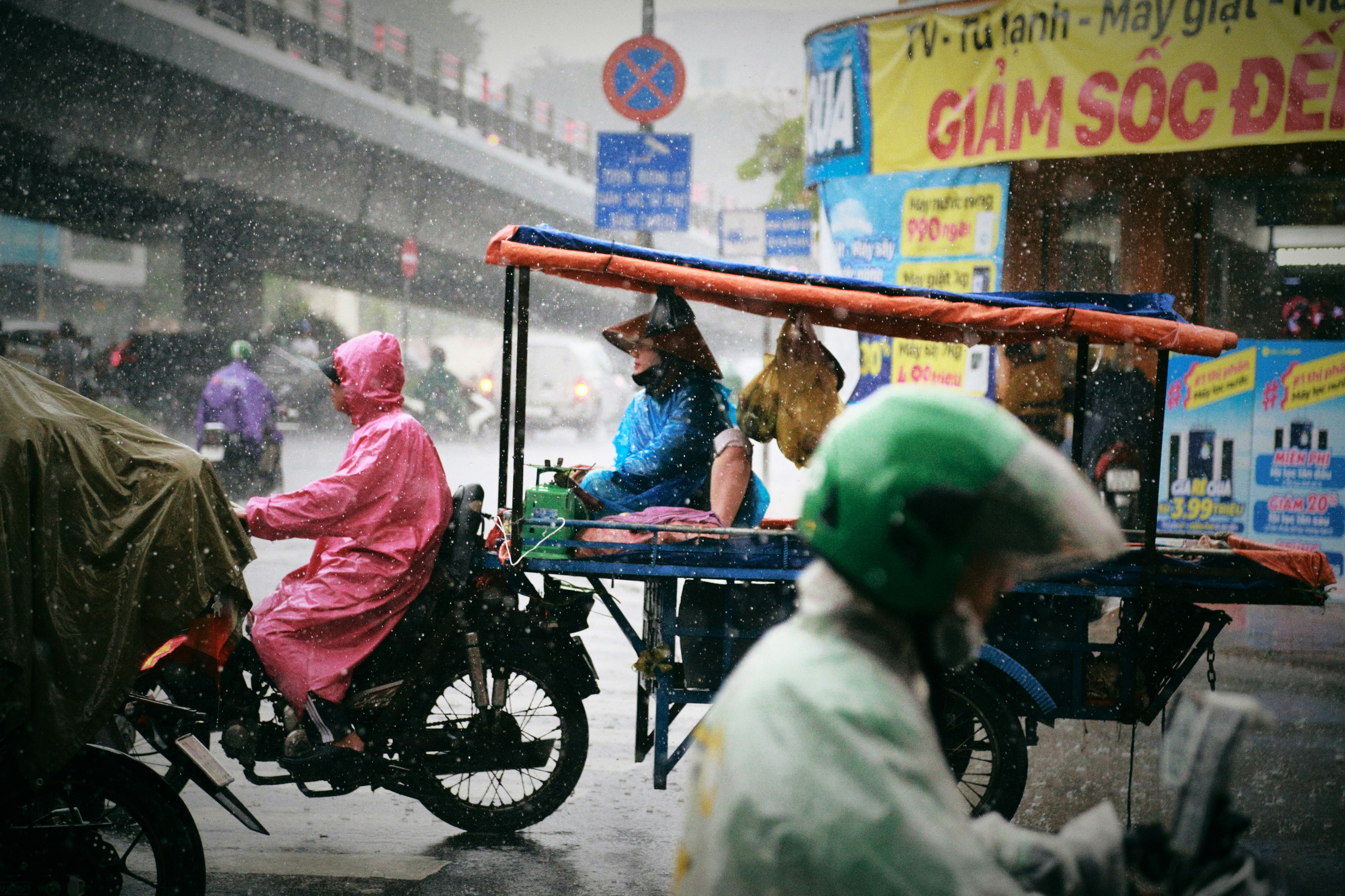 Rainfall in City