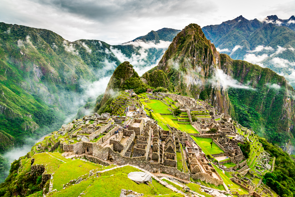 Image of buildings on Machu Picchu