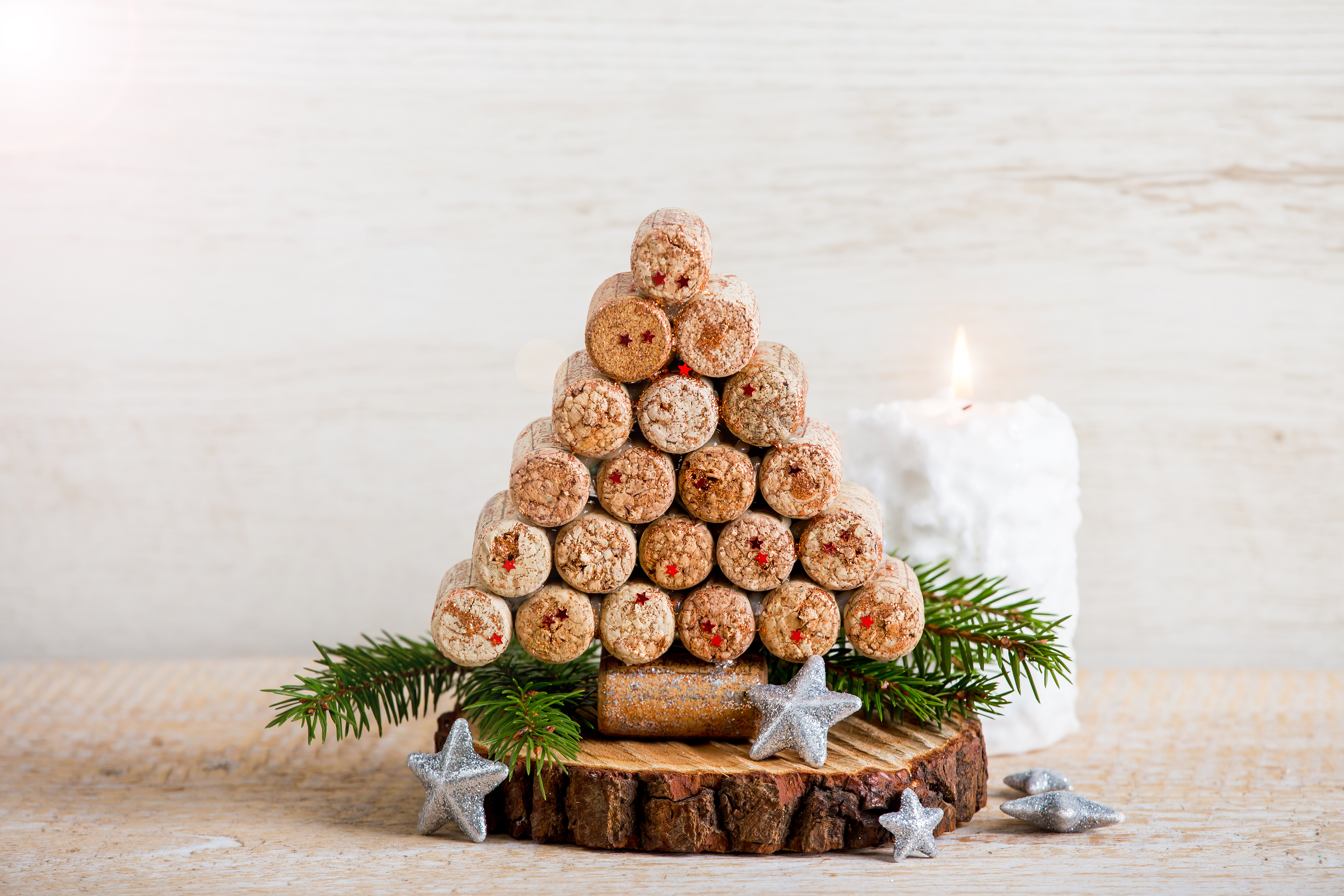 Wine cork christmas crafts christmas tree