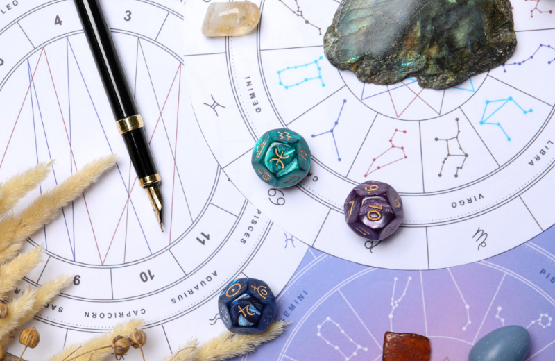 Image of a natal chart.