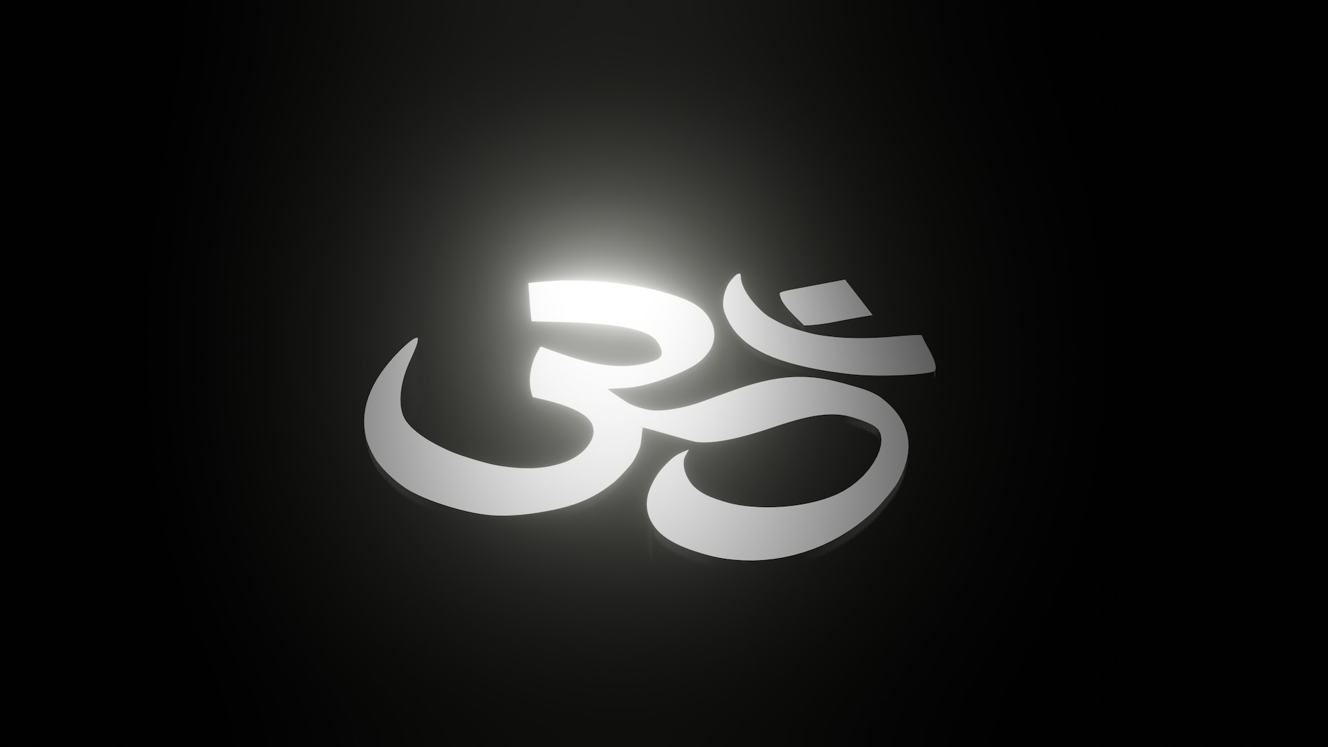 Om healing symbol.