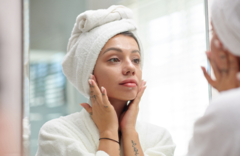 Moisturising your face