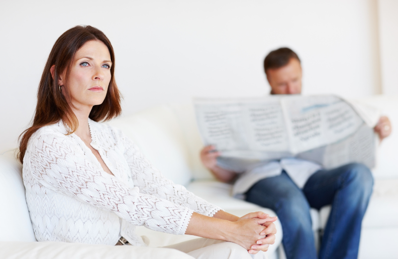 Image of someone looking lonely.