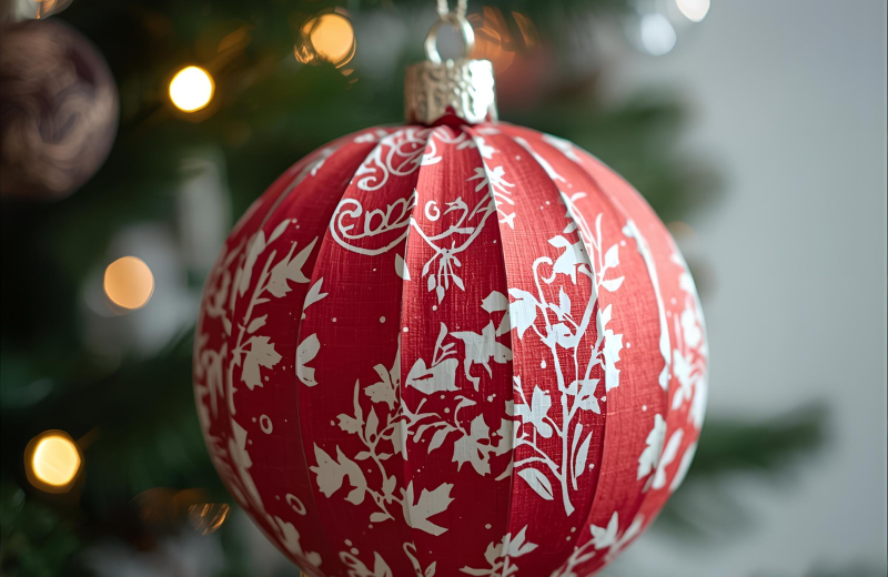 How to Make Recycled Christmas Baubles