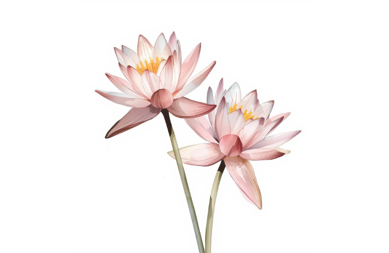 water lily july birth flower tattoo idea