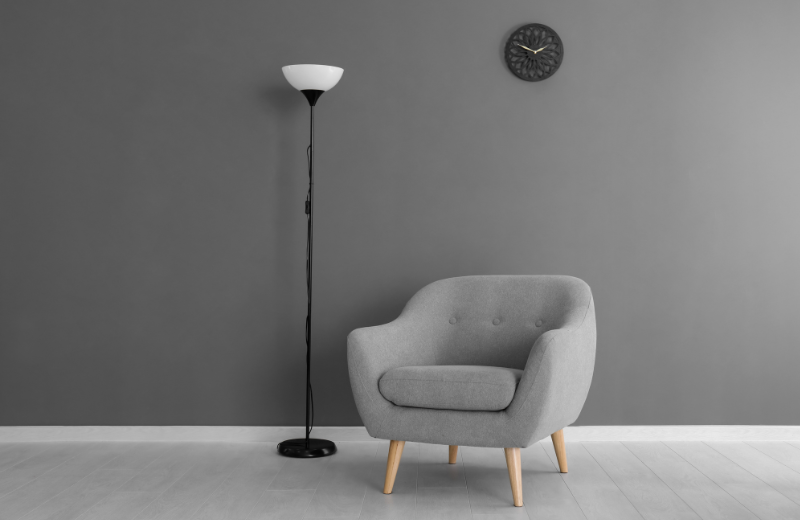 Image of grey interiors.