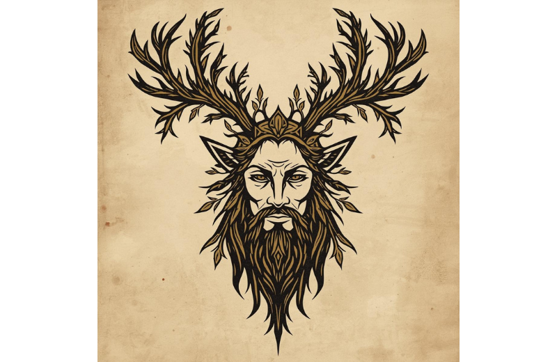 horned god pagan symbol