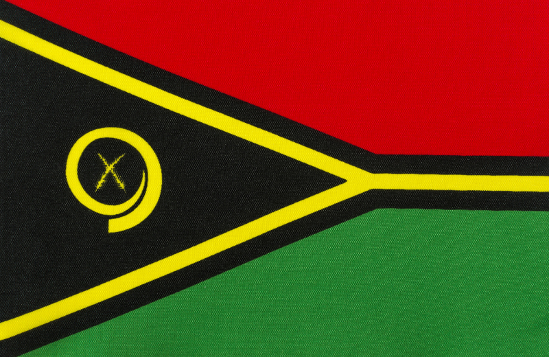 Vanuatu flag.