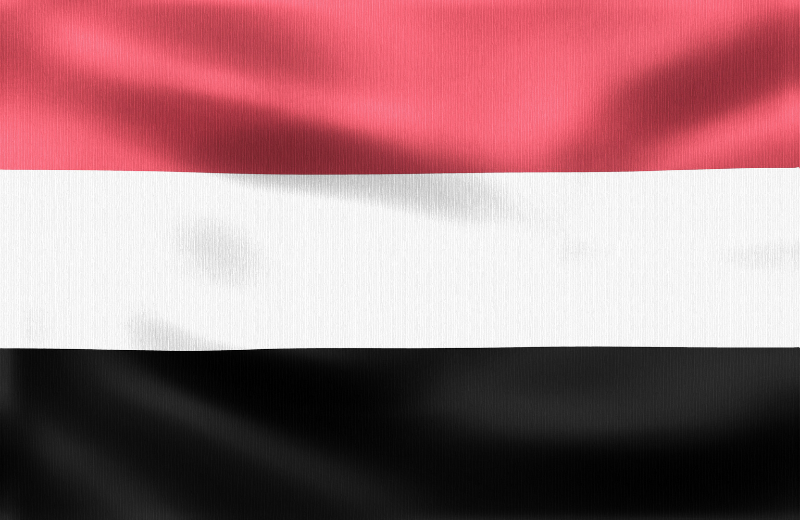 Yemen flag.