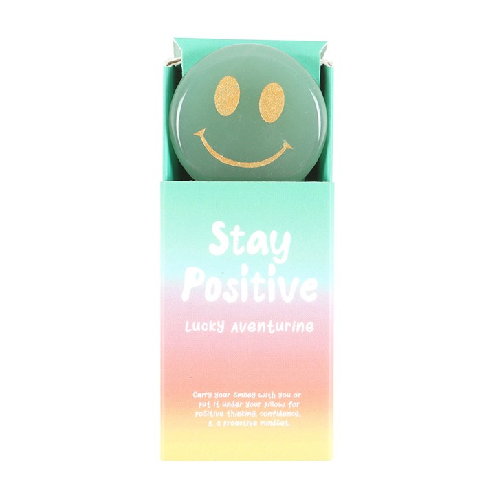 Image of Stay Positive Aventurine Happy Face Crystal