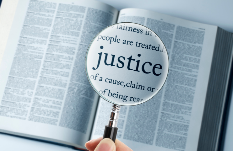 definition of the word 'justice'