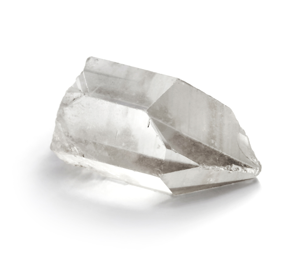 A piece of white topaz