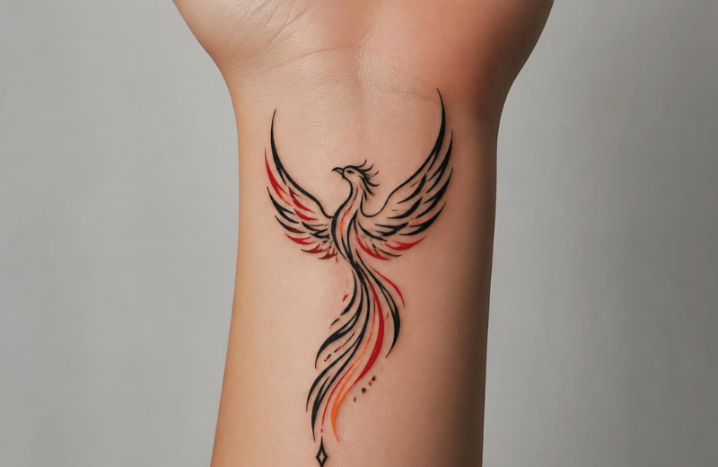 Phoenix Tattoo Meaning by Placement