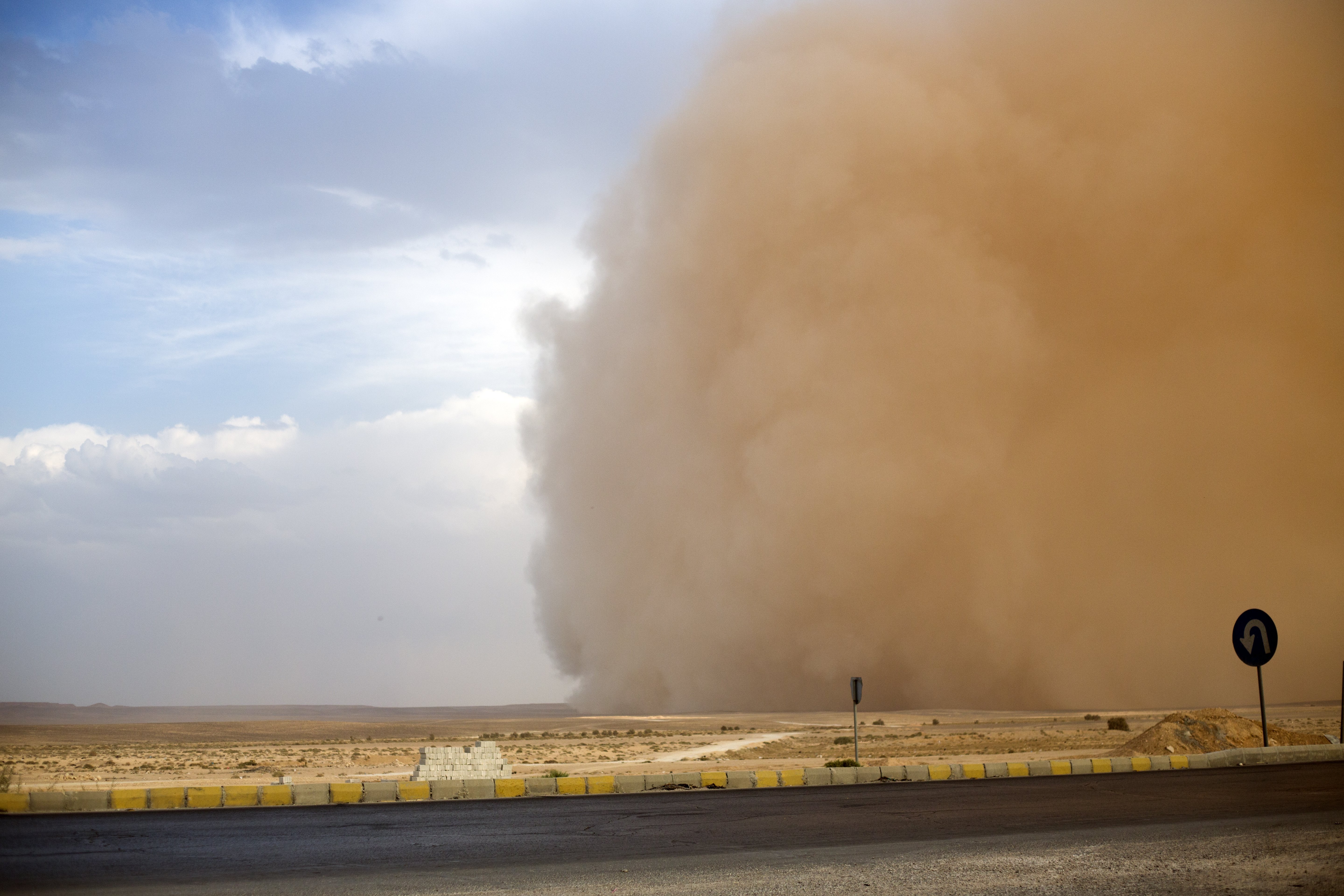 Sandstorm from a distance
