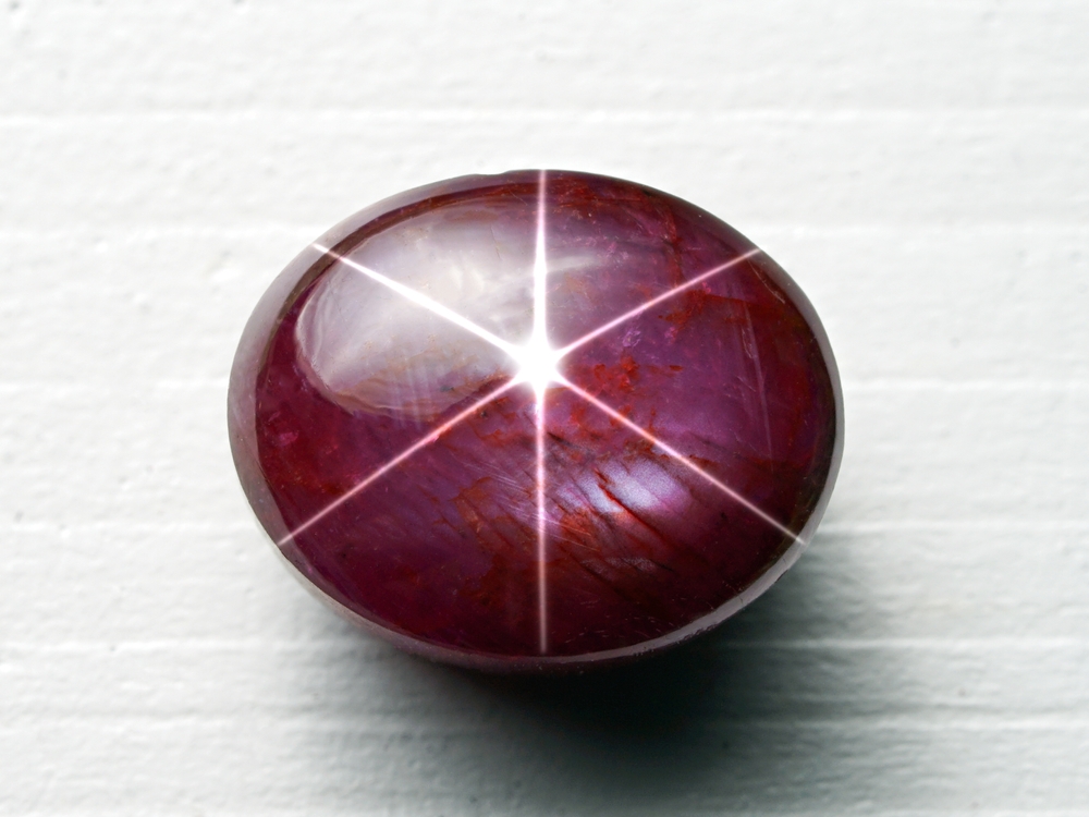 A piece of Star Ruby