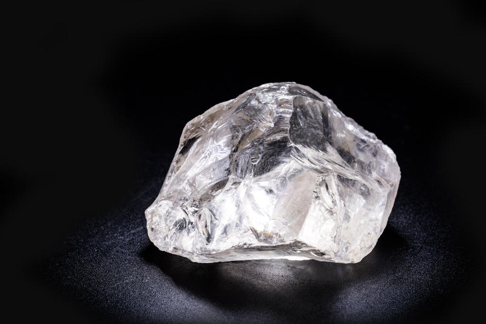 A diamond crystal
