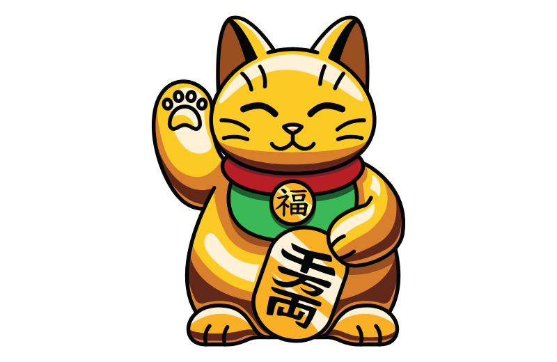 The Lucky Cat (招き猫 - Maneki Neko): A Symbol of Good Fortune