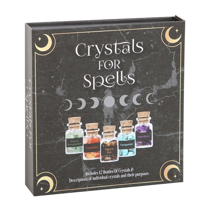 Image of Crystals for Spells Crystal Chip Bottle Gift Set