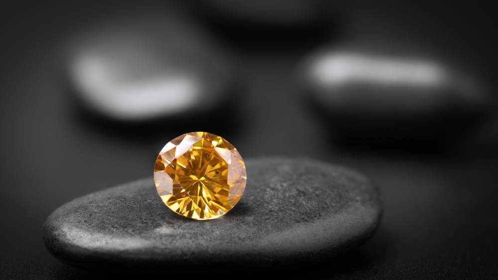 A piece of Yellow Sapphire
