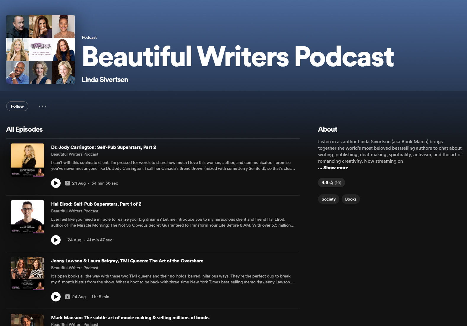 Beautiful Writers Podcast