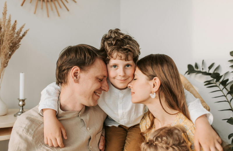 Image of a happy family.