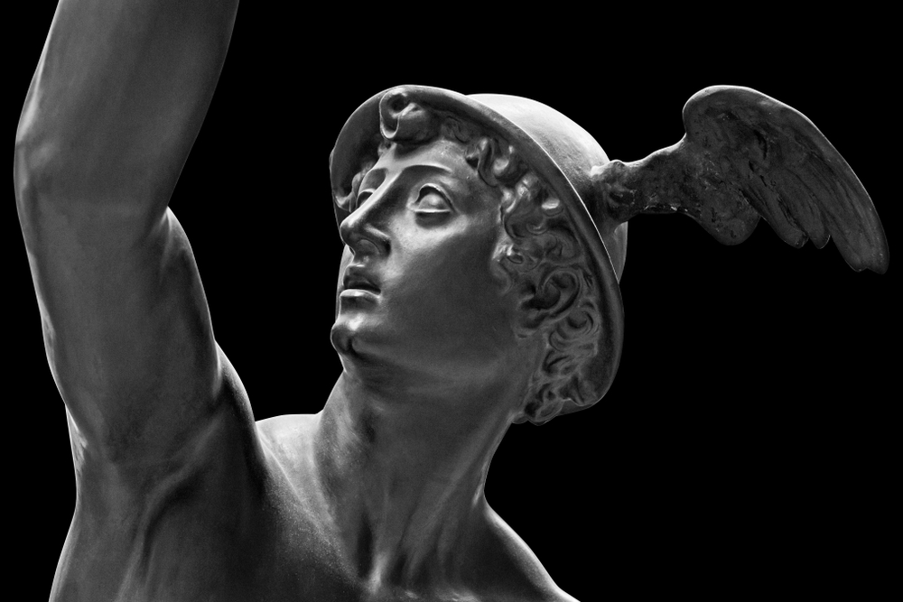 Head of a statue of Hermes