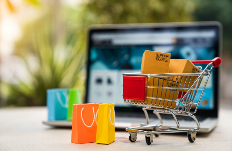 Image of online shopping.