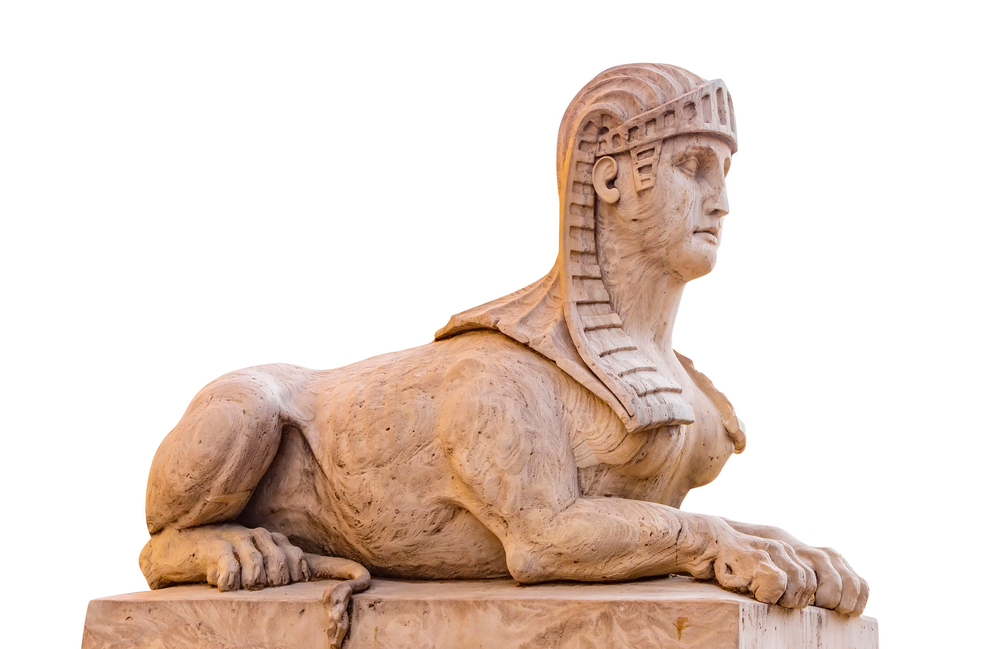 Statue of a sphinx