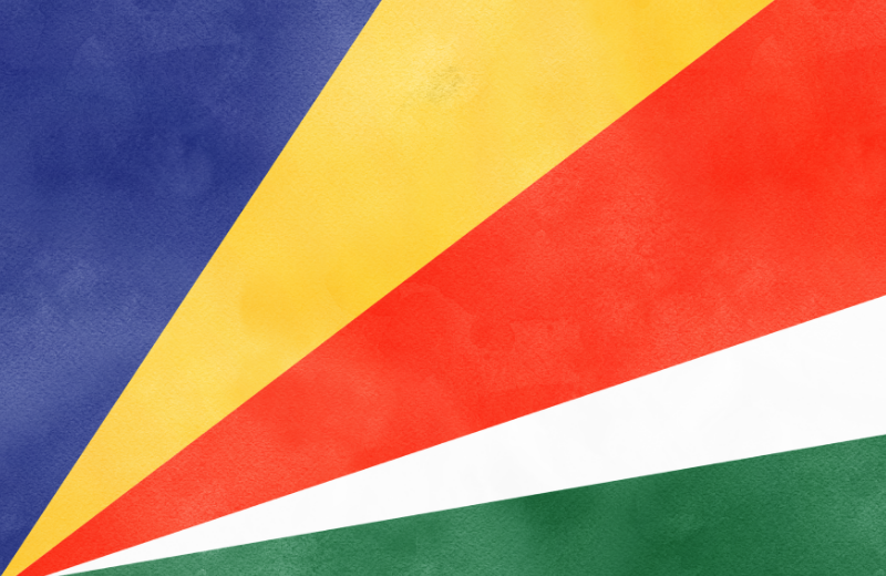 Seychelles flag.
