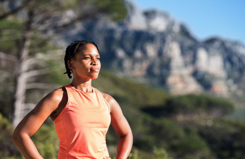 An image of a motivated person.