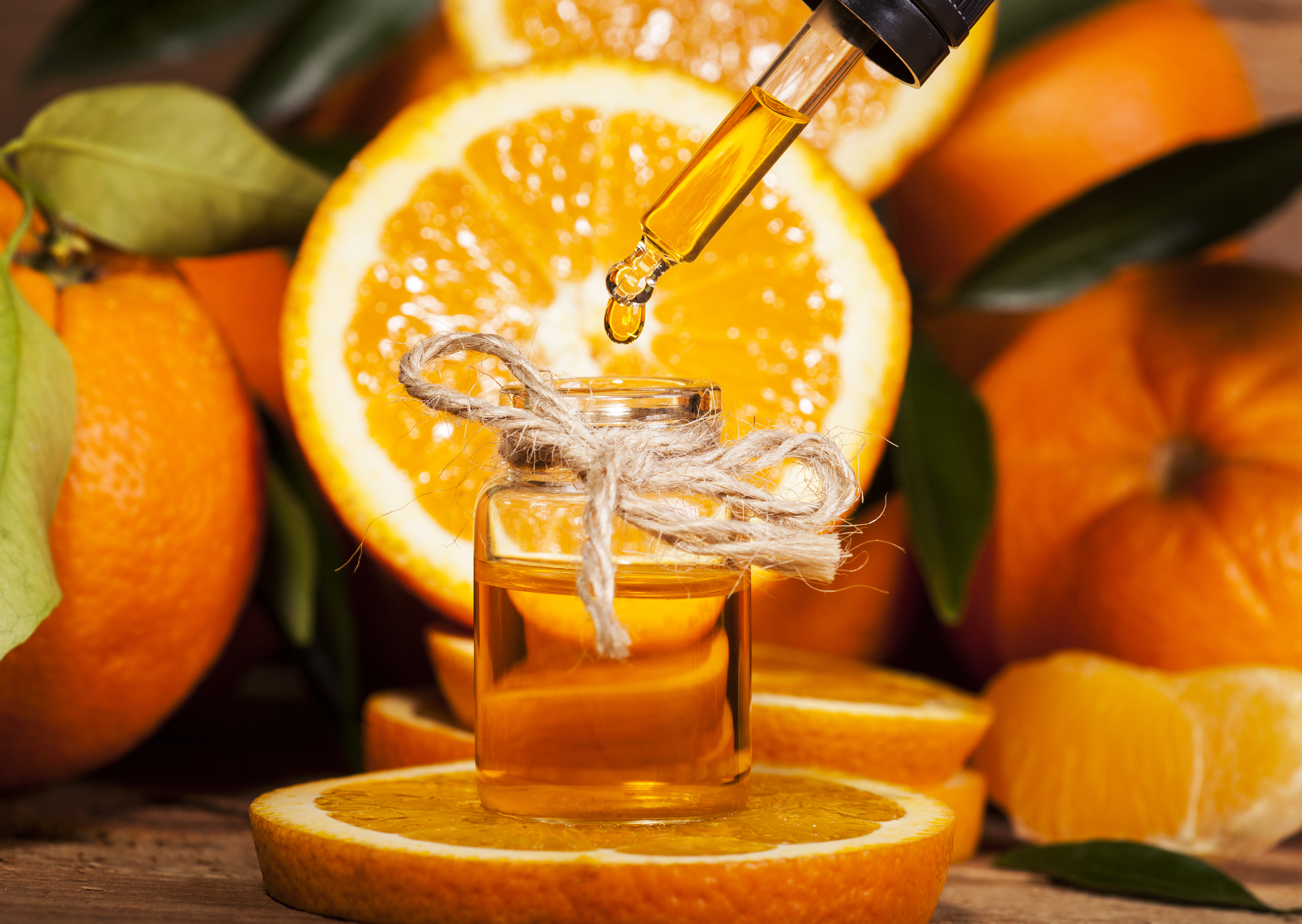 Orange oil for concentration