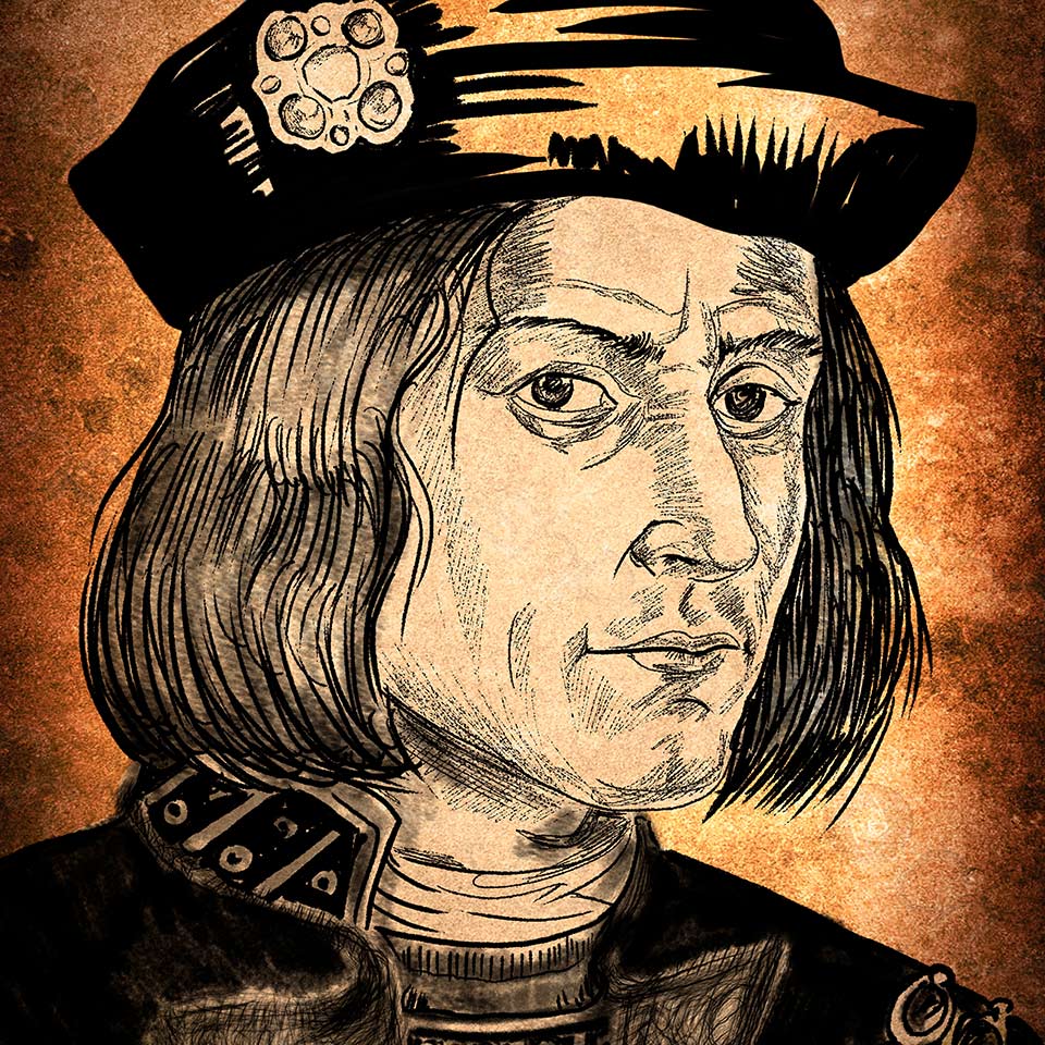 Illustration of Richard of York, 3rd Duke of York, also named Richard Plantagenet.