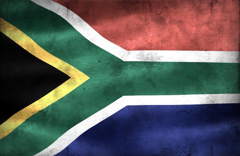 South Africa flag.
