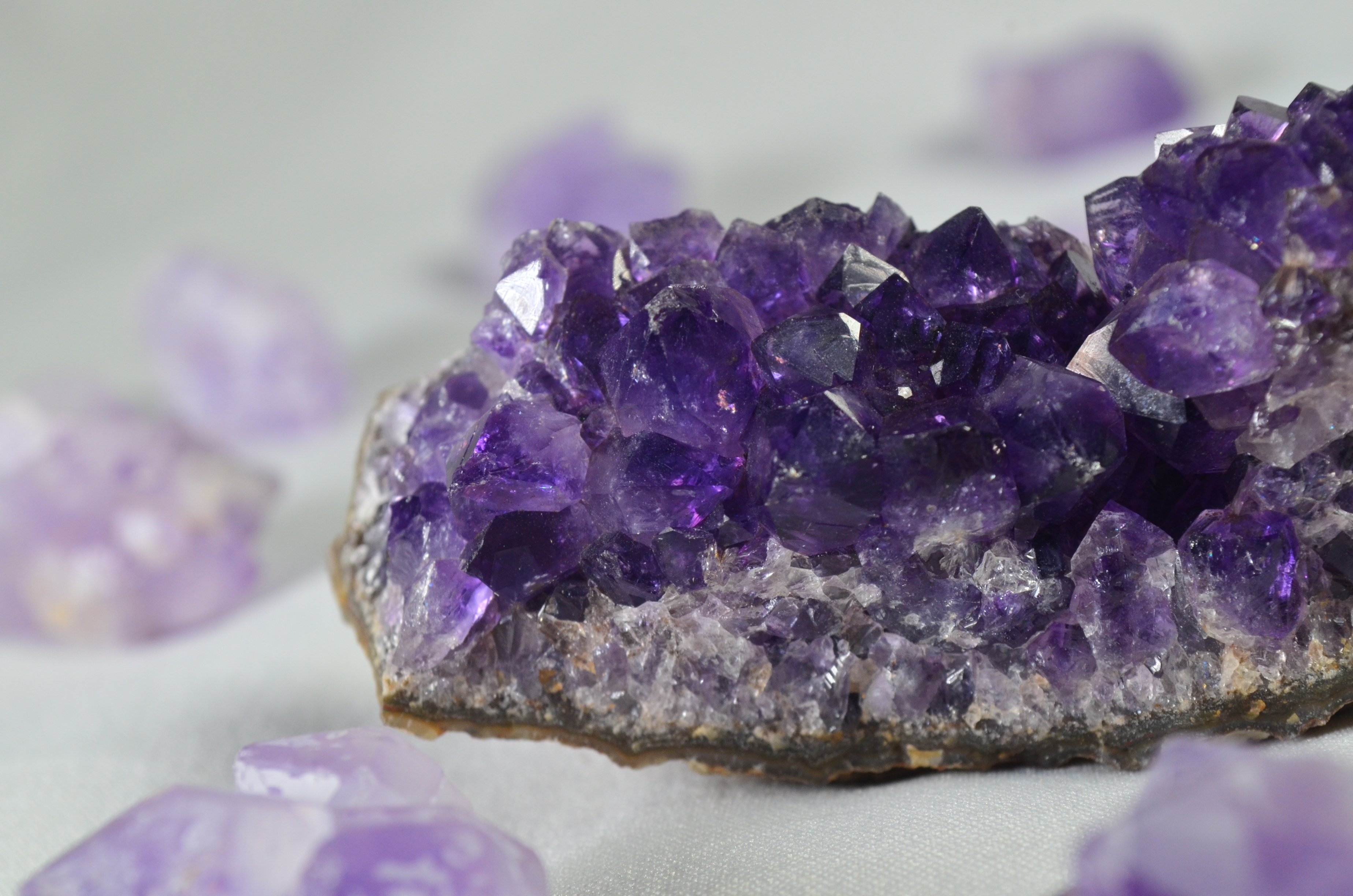 A real Amethyst crystal