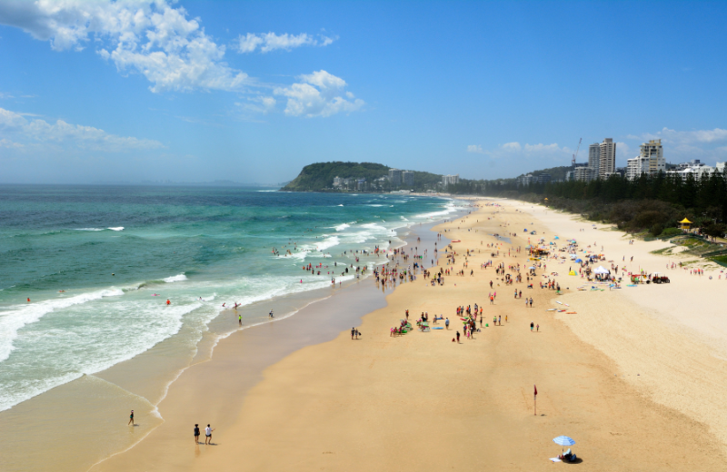 Australia east coast beach