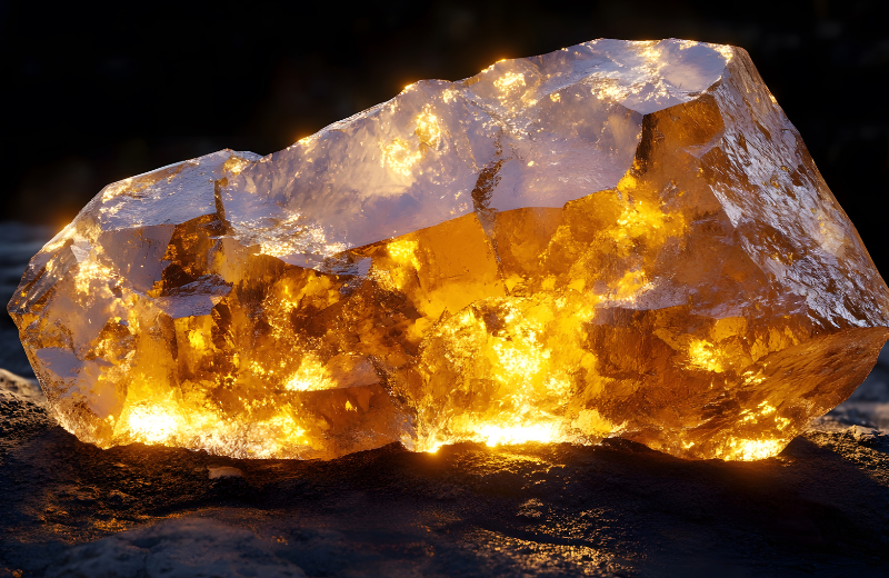 Citrine crystal