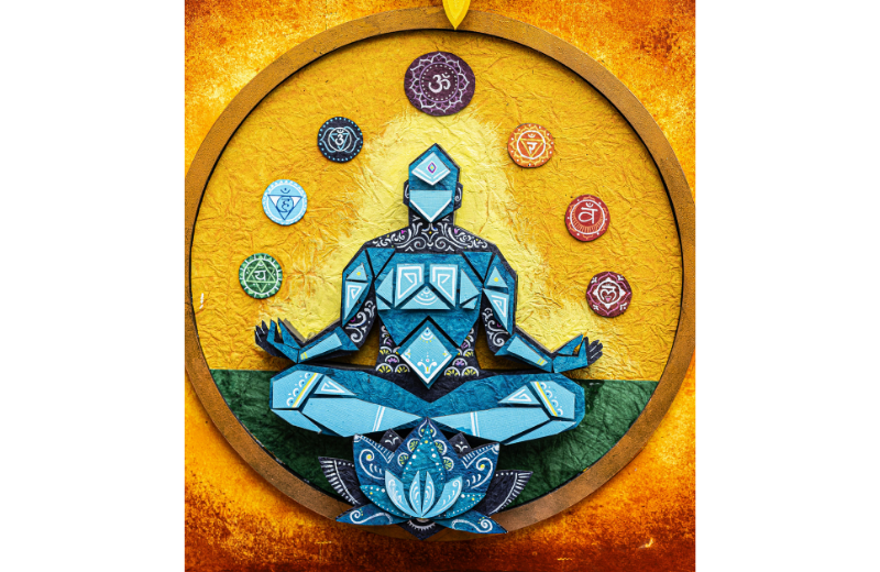 Orange chakra artwork